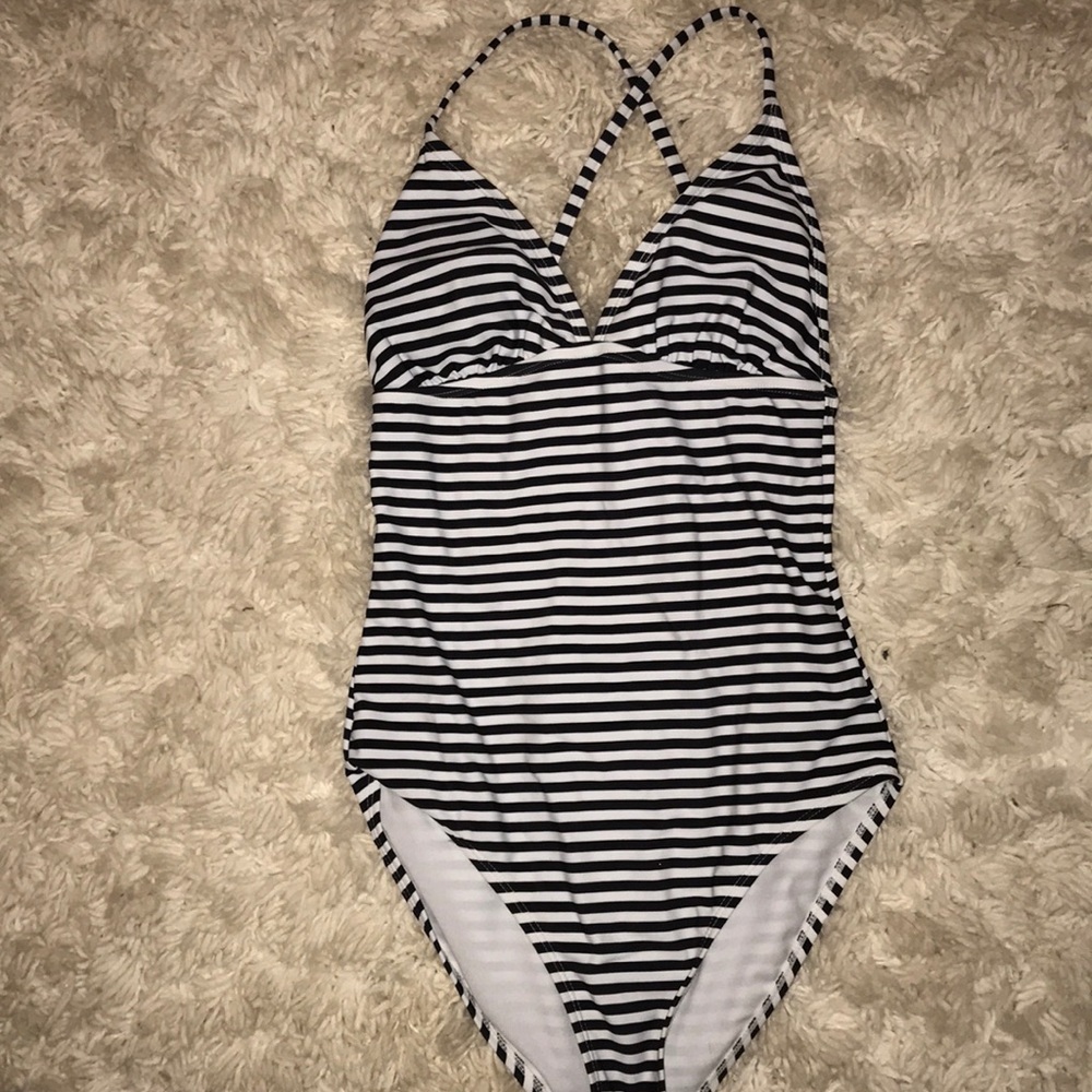 Open back one piece
